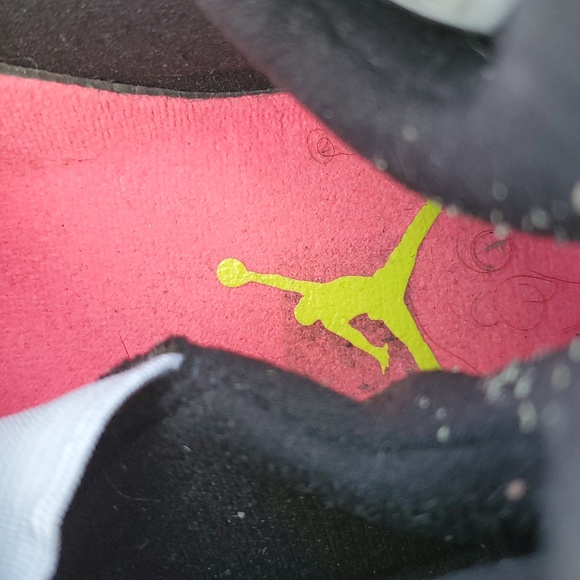 Air Jordans 6 Rings "Blue Fury Cyber Pink" Men's Size 8 - Picture 8 of 16